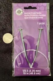 Loops & Threads - Aluminum Circular Knitting Needles - US 3 (3.25 mm)