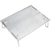 Snow Peak Ozen Solo Table - Small, Foldable Camping Table - Lightweight Table Ideal for Travel, Camping & Backpacking - Ultralight & Portable Camping Essentials