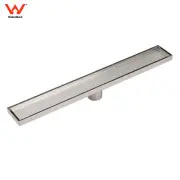 304 Stainless Steel Tile Insert Floor Drain Long Linear Shower Grate 50mm Waste