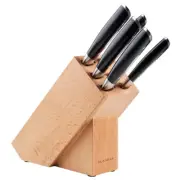 100% Genuine! SCANPAN Classic 6 Piece S/S Knife Block Set! RRP $479.00!