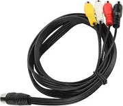 Tihebeyan Professional 5 Pins A for CD Player VCR DVD Phono, Premium 5 Pin Women's Adapter Cable from DIN to 4, Convenient and Fast Conversion Cable