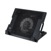 M25 Silent Laptop Cooler 5-speed Adjustable Cooling Pad Height Adjustable Laptop Cooling Stand Notebook Cooler with Stand