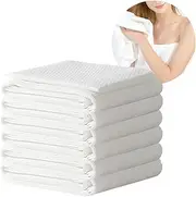 Peachicha Disposable Bath Towels Body Towel,Big Towels for Travel,Hotel, Trip, Camping, Soft Towel Set Inch 6 Pack