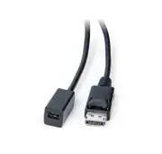 DisplayPort to Mini DisplayPort Male to Female 2M Cable