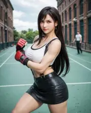 Tifa Final Fantasy 7 Pin-Up Fan Art Print Poster Size A3 JAPAN 297×420mm 002