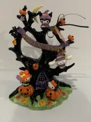 Hello Kitty And Friends Halloween Tree Tea Light Holder Blue Sky Clayworks 2024
