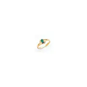 14K Yellow Gold 5x3mm Oval Mount St. Helens A Real Diamond ring