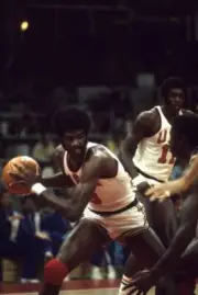 Olympics, USA Dwight Jones in action vs Cuba during Prelimin - 1972 Old Photo 2