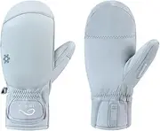 [ANTILOOZ] Eve-Mittens-2024REG, Ski Gloves Snow Gloves, Insulated Touchscreen Waterproof Snowboard Gloves for Cold Weather, Windproof Warm Skiing Gloves