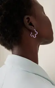 [Bea Bongiasca] Flower Power 9K Gold And Silver Earrings