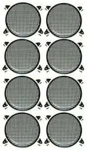 8 MK Audio 12" SubWoofer Metal Mesh Cover Waffle Speaker Grill Protect Guard DJ