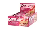 Quest Nutrition White Chocolate Raspberry Protein Bars x 12 - 60g Each