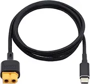 CY XT60 Power Cable 50cm USB-C Charger Cord SC100 Protocol XT60 to Type-C Fast Charging Cable for RC Lipo Battery Quadcopter Multicopter Aeromodelling