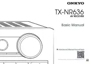 Onkyo TX-NR636 Tuner Owners Manual