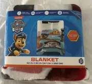 Kids Nickelodeon Paw Patrol blanket, kids bedding, 62x90 new #85717
