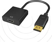 DP to HD Converter,1080P Uni-Directional Display Port to HD Converter | Dp to HD Cable, Displayport to HD Monitor Cable Compatible PC, HDTV, Projector Foccar