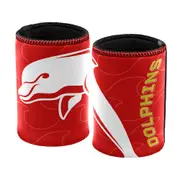 NRL - Dolphins - Logo Can Cooler/ Stubby Holder