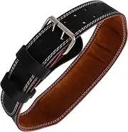 HONITANO Waist Protection Belt Back Support for Workout Squats Lifting Fitness Gym Men Women Fake Leather Comfort Fit