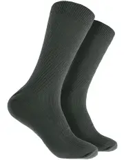 [Mitch Dowd] Bamboo Rib Crew Socks in Green