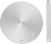 JasCherry Induction Hob Converter Adapter Plate, Heat Conduction Plate for Gas Stove, Heat Diffuser Plate with Detachable Handle, 28cm