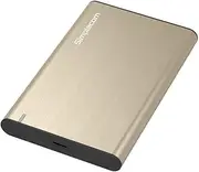 Simplecom SE221 Aluminium 2.5'' SATA HDD/SSD to USB 3.1 Enclosure Gold