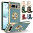 For Google Pixel 6A/7A/8/7 Pro Shockproof Case Heavy Duty Armor Cover Ring Stand