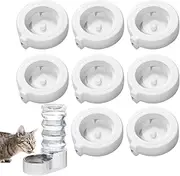 Pet Water Dispenser Filter | 8 Pack Dog Water Dispenser Filter,Triple Filtration System, Drinking Device Accessories, Waterer Supplies for Kittens Puppies