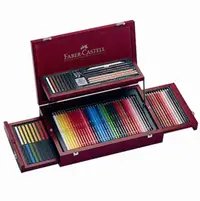 在飛比找PChome商店街優惠-Faber-Castell 藝術家級古典木盒典藏組合套裝* 