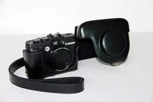 相機套適用于佳能g15 g16全包皮套相機包Canon G15/G16相機殼可連接支架相機包