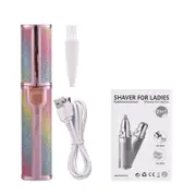 2 In 1 Electric Eyebrow Trimmer Female Women Epilator Eye Brow Lip Hair Removal Mini Painless Face Whole Body Shaver