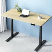 1 Adjustable Height Electric Standing Desk Computer Desks Dual Motor