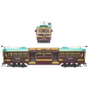 NEW W6 Class Melbourne City Circle Tram - # 888 Diecast Model 1:76 HO / OO Scale