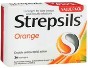 Strepsils Soothing Orange 36 Lozenges