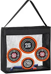 TORMEN Electronic Shooting Target for Nerf Gun Foam Dart, Digital Scoring Auto Reset Targets with Light Sound Effect