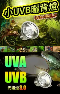 在飛比找松果購物優惠-台灣現貨爬蟲燈 烏龜曬背燈 uva+uvb 爬蟲加熱燈 烏龜