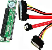 Sintech 44pin IDE HDD to SATA Motherboard Adapter Card with 30cm SATA 7+15pin Cable for Desktop 2.5 Inch Hard Disk Drive