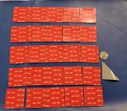 25 pack 3M VHB 2" X 2" Gray Double Sided Adhesive Tape Squares. 45 mil, STICKY!!