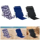 Bed Backrest with Head Cushion Nursing Backrest for Adult Folding Bed Chair Sit