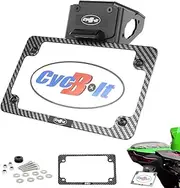 CYCBOLT Fender Eliminator Fit for Z500 Ninja 500 2025-2024, Ninja 400 2025-2018, 2024-2019 Z250, Z400 Ninja 250 License Plate Bracket Tail Tidy Fit with Aftermarket & OEM Turn Signals LED Plate Light