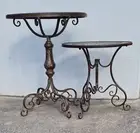 SET 2 COFFEE SIDE TABLE ACCENT antique NEW bargain