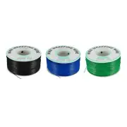 OK Wire Tin Plated Copper Cord Wire Wrapping P/N 30 AWG 820ft Length Black Gr...