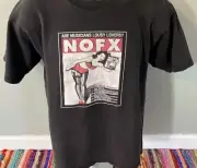 Nofx Band Mem Full Size To 4XL Black 100% Cotton Shirt TT1248