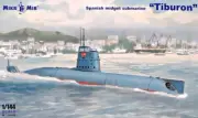 144-022 Mikro-Mir Spanish submarine Tiburon 1/144 Kit