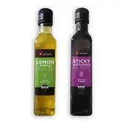Australian Bush Spices Sticky Wattleseed Balsamic Vinegar/Olive Oil Combo 250ml