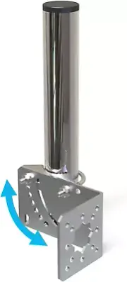 1.5" Diameter Antenna Mount Pole Bracket to Wall for outside Antenna
