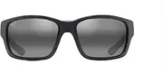 [Maui Jim] Men's Mangroves Sunglasses, Black with Grey Interior