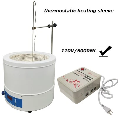 1 PC 110V 5000ml Electric Digital Heating Mantle with Magnetic Stirrer