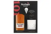 Wild Turkey 101 Bourbon Whiskey 700ml Gift Pack 750ml
