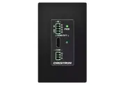 HD-RXC-101-C-1G-E-B-T Crestron Wall Plate, Black Textured