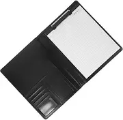 TEHAUX Binder Clips Binder Portfolio Organizer Conference Clipboards Business Padfolio Portfolio Folder for Documents Resume Folders for Interview Business Portfolio Men Paper Black